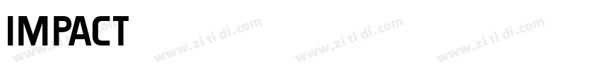 Impact (黑体)字体转换